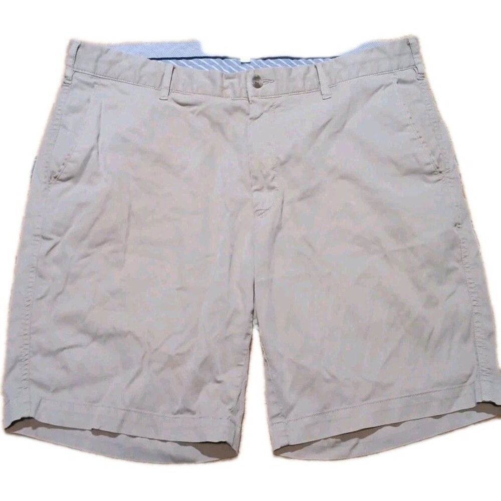 Peter Millar Shorts Mens 35 Stretch Tan Casual Lightweight Breathable